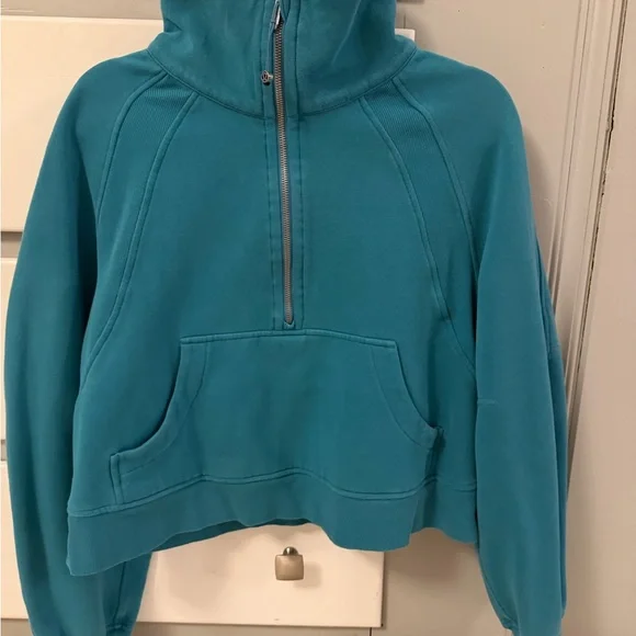 lululemon athletica Teal Half-Zip Pullover - Picture 1 of 3